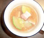 ズッキーニとベーコンのスープ